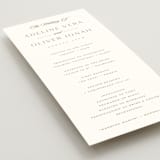 "Classic decorum" - Wedding Programs in Golden by Stacey Meacham - Detail