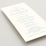"Gwenyth" - Wedding Programs in Neptune by Kristie Kern - Detail