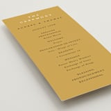 "Silhouette" - Wedding Programs in Sunrise by Lindsay Megahed - Detail