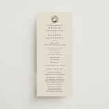 "White Oak" - Wedding Programs in Dove by Amy Kross - Front