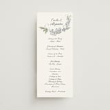 "Forget Me Nots" - Wedding Programs in Violet by Jenna Holcomb - Front