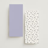 "Forget Me Nots" - Wedding Programs in Violet by Jenna Holcomb - Back of Card Options