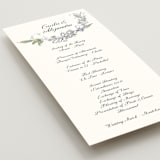 "Forget Me Nots" - Wedding Programs in Violet by Jenna Holcomb - Detail