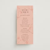"Museum" - Wedding Programs in Burgundy by Nazia Hyder - Front