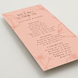 "Museum" - Wedding Programs in Burgundy by Nazia Hyder - Detail