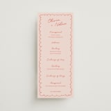 "Party On!" - Wedding Programs in Sangria Spark by Zove Ahhh - Front