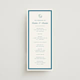 "Coast" - Wedding Programs in Ocean by Kelly Schmidt - Front
