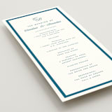 "Coast" - Wedding Programs in Ocean by Kelly Schmidt - Detail