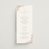 "Avery" - Wedding Programs in Peony by Jennifer Wick - Front
