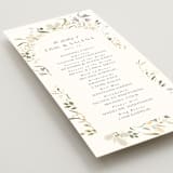 "Aster" - Wedding Programs in Garden by Itsy Belle Studio - Detail
