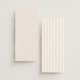 "Felicity" - Wedding Programs in Pearl by Leah Bisch - Back of Card Options