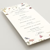 "Untied" - Wedding Programs in Sherbert by Erin Hodges - Detail