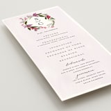 "Gather" - Wedding Programs in Lilac by Susan Moyal - Detail
