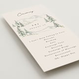 "Paradise" - Wedding Programs in Forest by Petra Kern - Detail