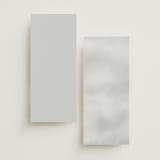 "Panoramic" - Wedding Programs in Cloud by Heather Schertzer - Back of Card Options