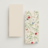 "Wild meadow" - Wedding Programs in Elder Flower by Sarah Knight - Back of Card Options
