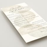 "Camille" - Wedding Programs in Stone by Jackie Crawford - Detail