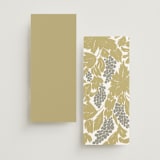 "Valley of the Moon" - Wedding Programs in Sage by Shiny Penny Studio - Back of Card Options