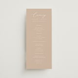 "Ophelia" - Wedding Programs in Dusty Rose by Kelly Schmidt - Front