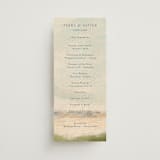 "Bluestem Fields" - Wedding Programs in Meadow by Holly Whitcomb - Front