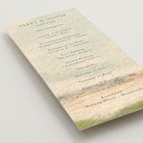 "Bluestem Fields" - Wedding Programs in Meadow by Holly Whitcomb - Detail