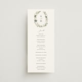 "Lilac Bloom" - Wedding Programs in Opal by Susan Moyal - Front