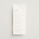 "tortina" - Wedding Programs in Aqua Mist by chocomocacino - Front