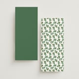 "Fresh Classic" - Wedding Programs in Porcelain by Susan Moyal - Back of Card Options