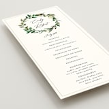 "Fresh Classic" - Wedding Programs in Porcelain by Susan Moyal - Detail