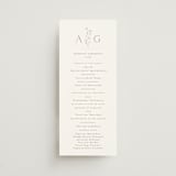 "kouignette" - Wedding Programs in Chiffon by chocomocacino - Front