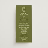 "Garland Monogram" - Wedding Programs in Summer by Angela Marzuki - Front