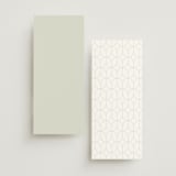 "Conley" - Wedding Programs in Leaf by Kristie Kern - Back of Card Options