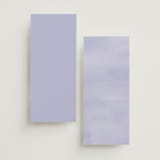 "Sweeping Meadow" - Wedding Programs in Wisteria by Everett Paper Goods - Back of Card Options