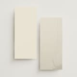 "Glide" - Wedding Programs in Porcelain by Jennifer Postorino - Back of Card Options