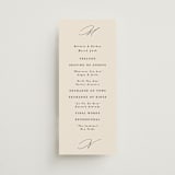 "Infinite" - Wedding Programs in Ivory by Angela Thompson - Front