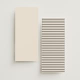 "Infinite" - Wedding Programs in Ivory by Angela Thompson - Back of Card Options
