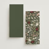 "fleur sauvage" - Wedding Programs in Vert by Erin Deegan - Back of Card Options