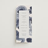 "meanders" - Wedding Programs in Ocean by Sumak Studio - Front