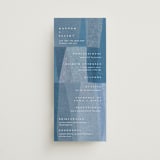 "denim patchwork" - Wedding Programs in Seaside by Carrie Moradi - Front