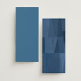 "denim patchwork" - Wedding Programs in Seaside by Carrie Moradi - Back of Card Options