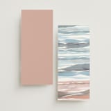 "waves" - Wedding Programs in Beachy by Pixel and Hank - Back of Card Options