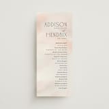 "First light" - Wedding Programs in Blush by Itsy Belle Studio - Front