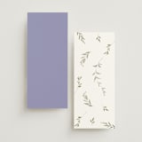 "Enchanted Evening" - Wedding Programs in Lavender by Design Lotus - Back of Card Options