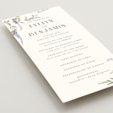 "Enchanted Evening" - Wedding Programs in Lavender by Design Lotus - Detail