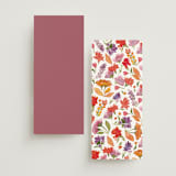"Crest Fall" - Wedding Programs in Autumn by Pink House Press - Back of Card Options