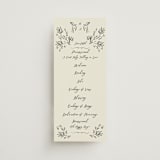 "Sundaland Gardens" - Wedding Programs in Ivory by Ani Somi - Front