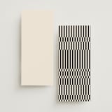 "Spin" - Wedding Programs in Cream by Pixel and Hank - Back of Card Options