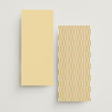 "Colorfield" - Wedding Programs in Buttercup by Snow and Ivy - Back of Card Options