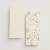 "Wonderful Tonight" - Wedding Programs in Oreo Creme by Design Lotus - Back of Card Options