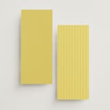 "Antique Ribbon" - Wedding Programs in Citrine by Olivia Kanaley Inman - Back of Card Options